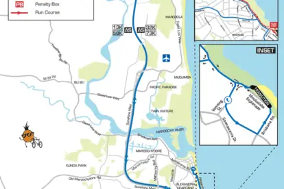 ironman sunshine coast course map bike