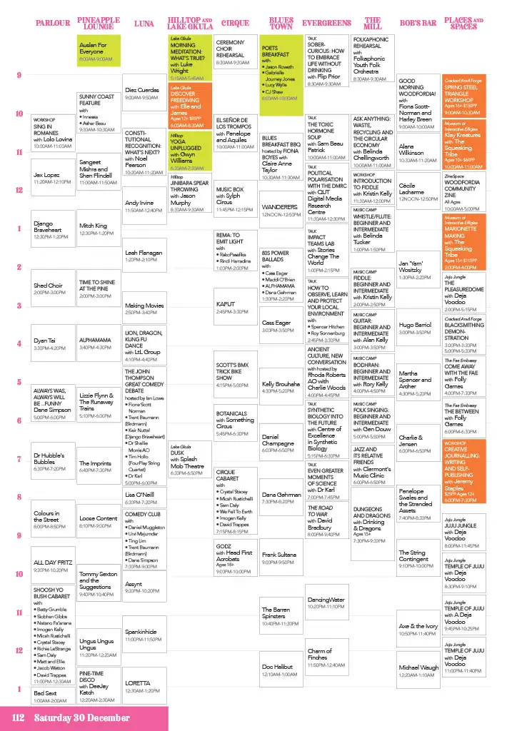 Woodford Folk Festival Dates 2023/2024, Tickets & Program Schedule